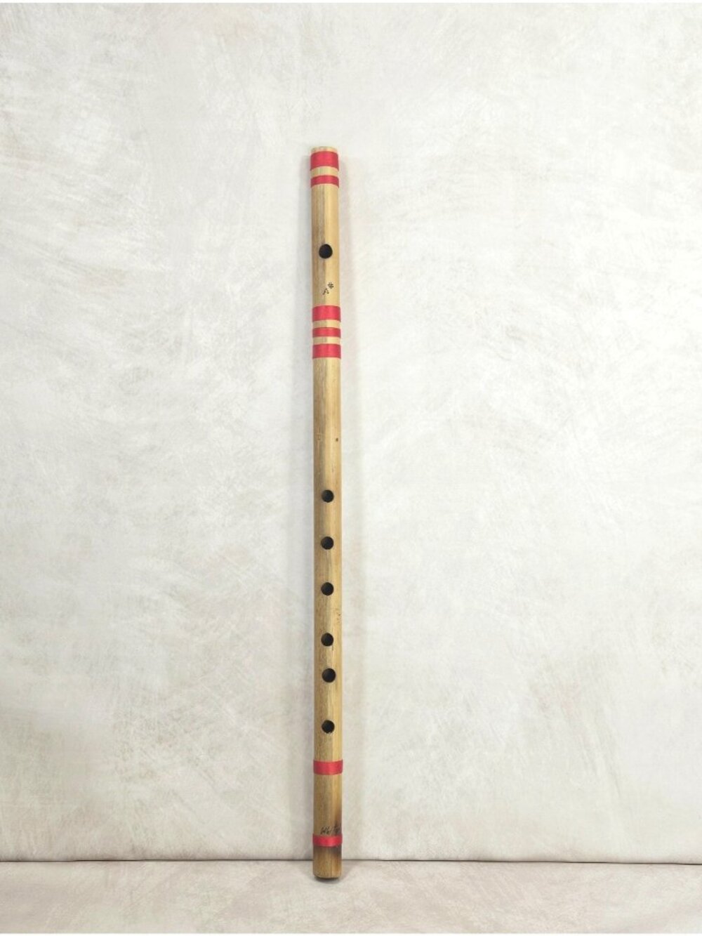 Handmade A# Bamboo Bansuri Flute Whistle Key of B Indian Wooden Wind Instrument